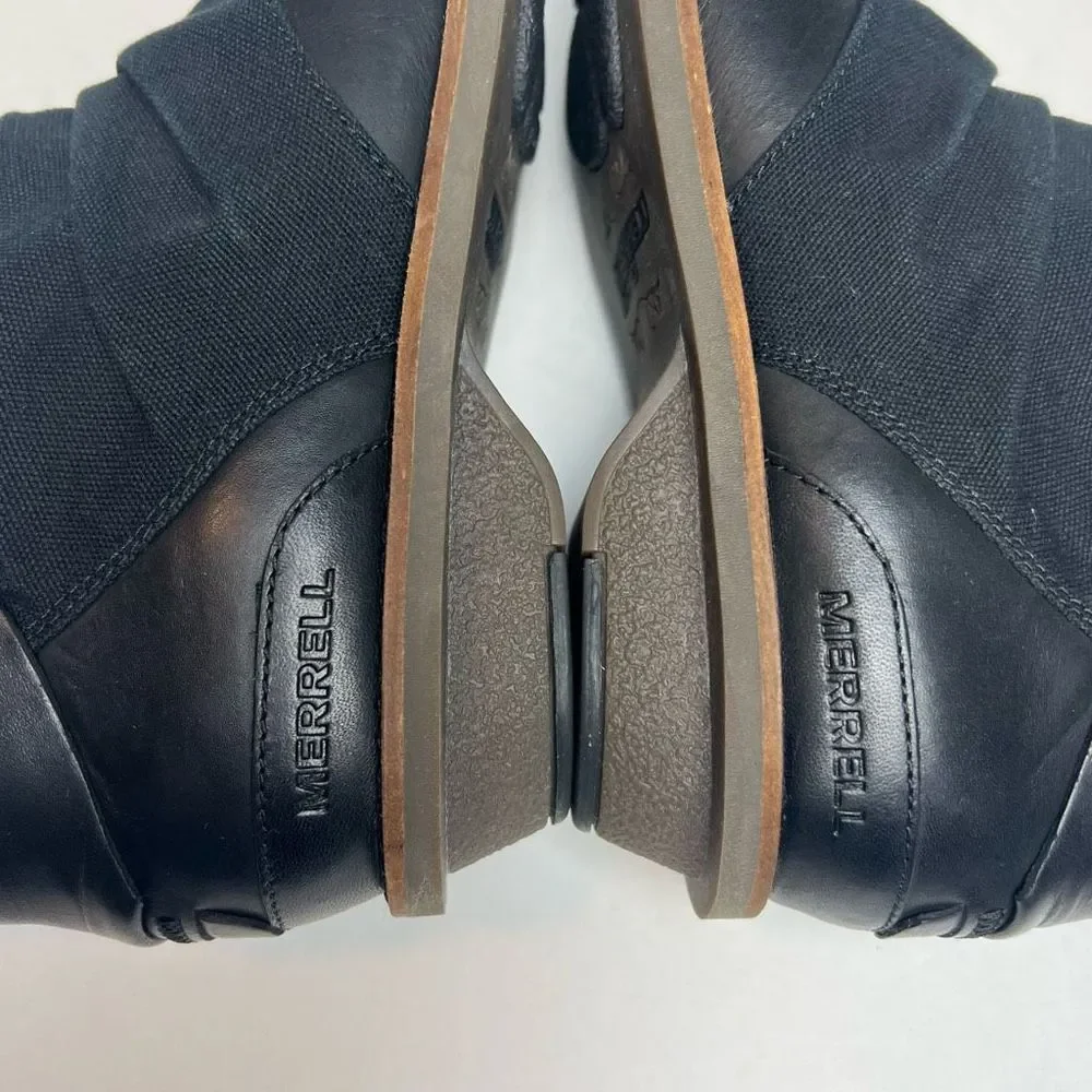 Merrell Adeline Bluff Black Women's Bootie Sz 7.5